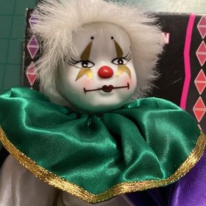 Porcelain face clown